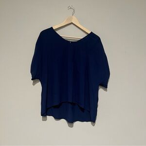 Madewell Navy Blouse